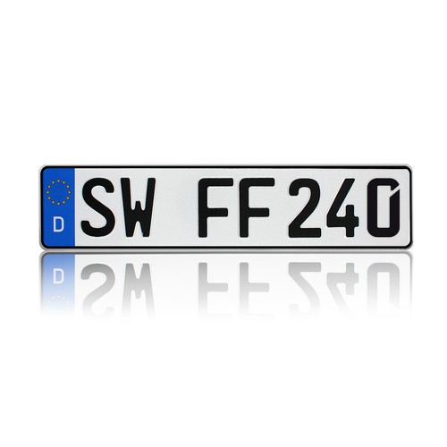 Kfz kennzeichen standard - kennzeichen,