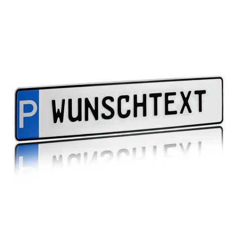 Individuelles parkplatzschild - individuelles,